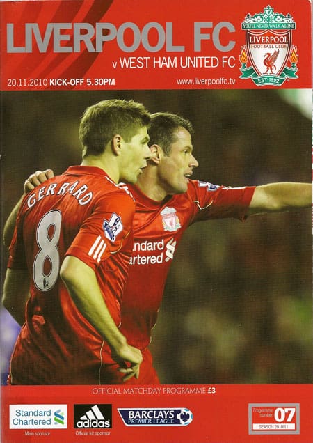 Liverpool FC v West Ham United FC